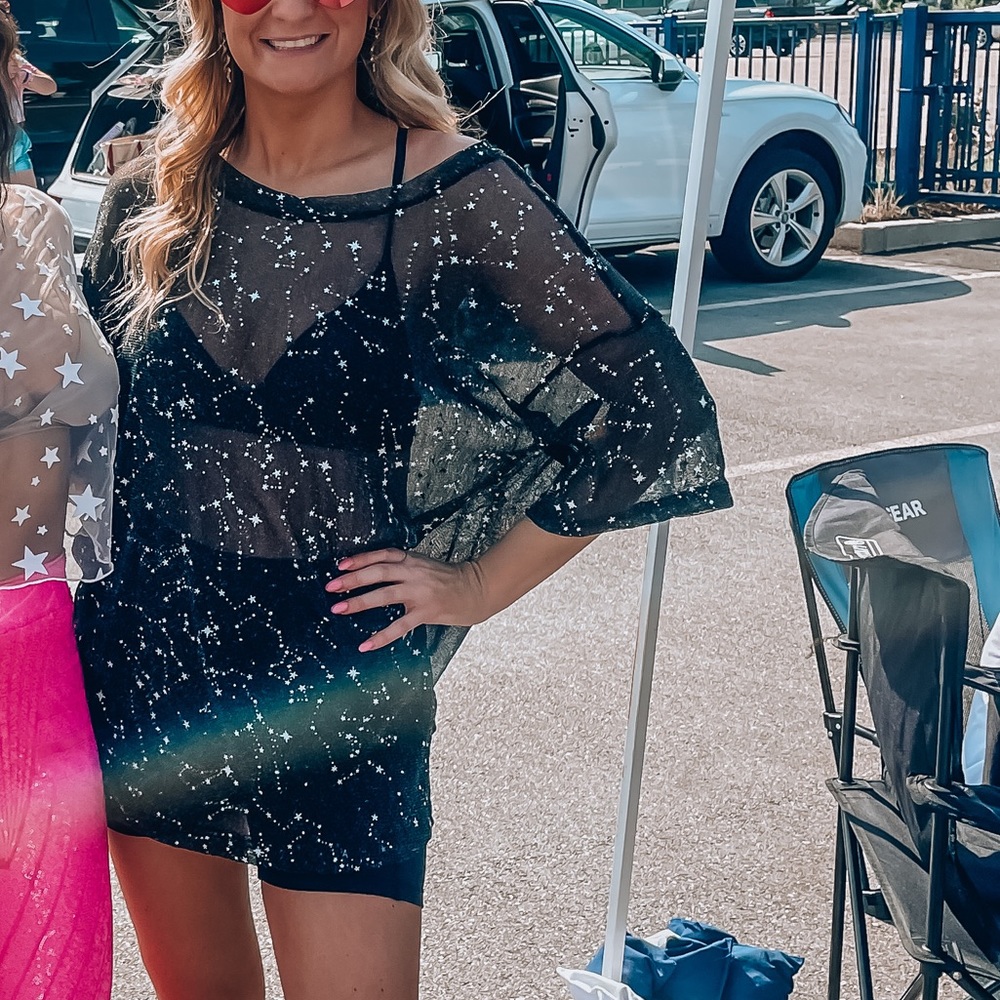 Sheer black top (only worn once) (eras tour)